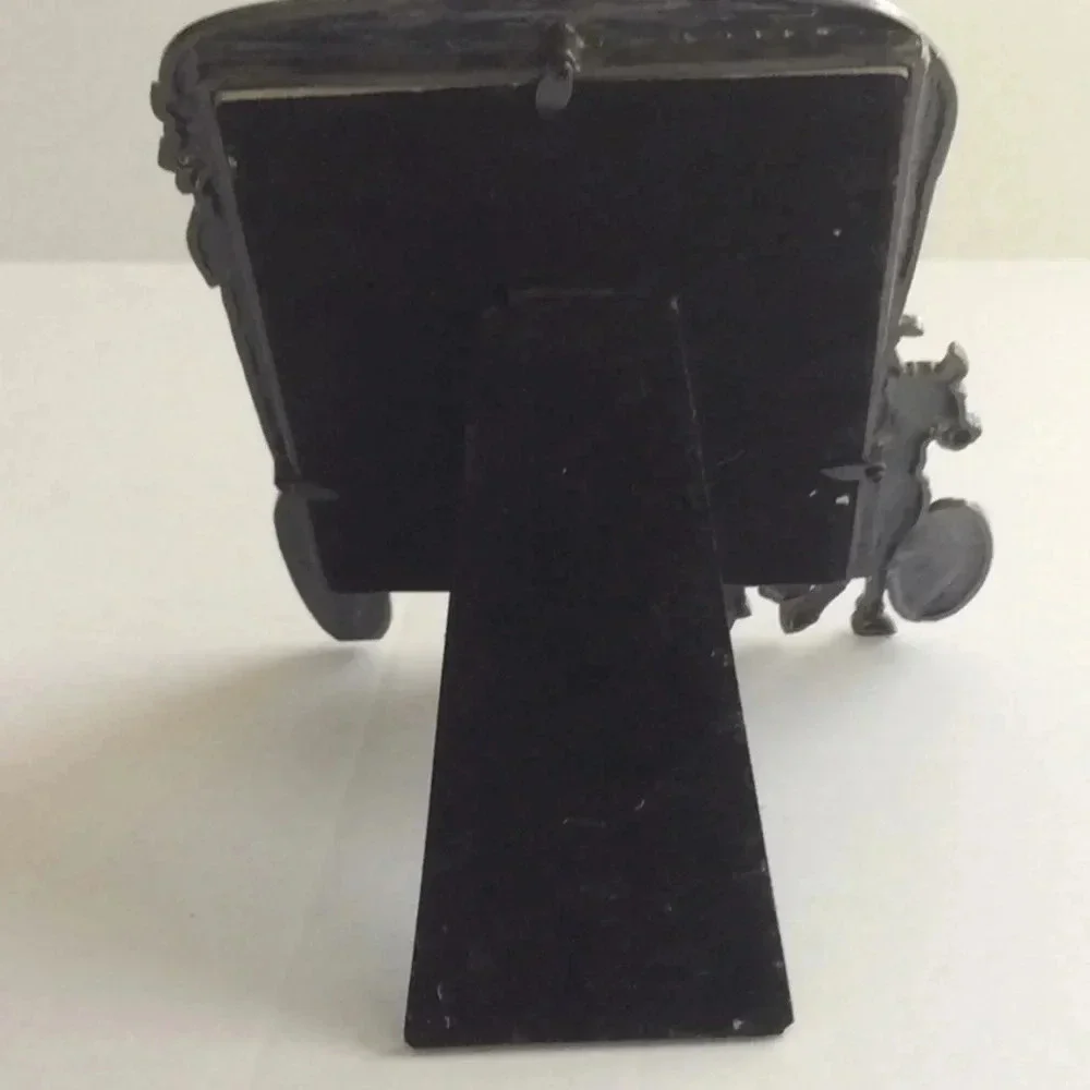 4x6 Just Married Picture Frame with Horse & Buggy